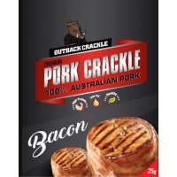 Outback Crackle Bacon Pork Crackle 10 individual bags