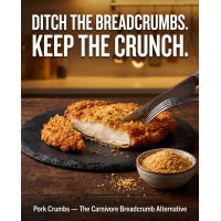Carnivore Keto Panko Crumbs made from Pork Rind 350g Breadcrumb Replacement