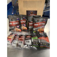 Promo bag Promotion 6 x Beef Jerky, 4 x Pork Crackle total value $47 for only $40 limited time while stock last.